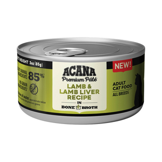 Acana Premium Pâté Lamb & Lamb Liver In Bone Broth Cat Canned