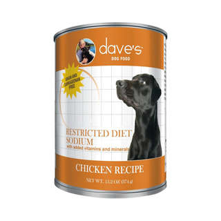 Dave's Restricted Diet Low Sodium Chicken Dog Canned