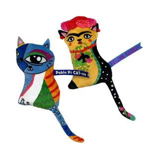 Kong Artz Kahlo / Picasso Cat Toy 2 pack