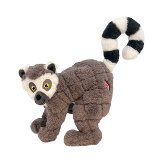 Kong Scampers Lemur Dog Toy Grey Medium