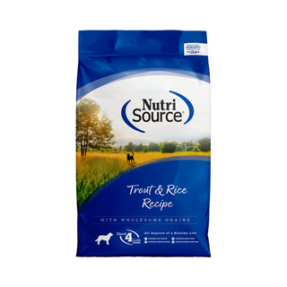 NutriSource Trout & Brown Rice Dog