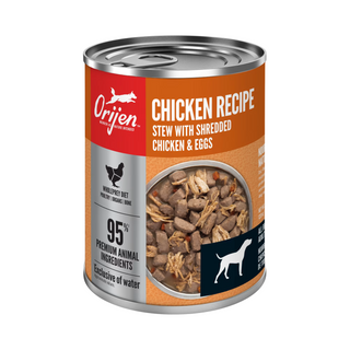 Orijen Real Meat Shreds Chicken Recipe Stew Premium Dog Canned