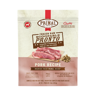 Primal Pronto Dog Pork-Pork : 4#