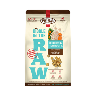 Primal Kibble In The Raw Freeze Dried Chicken & Fish Cat Food