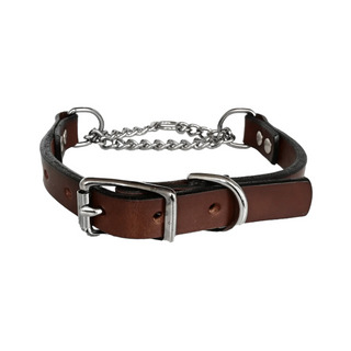 Leather Martingale Dog Collar