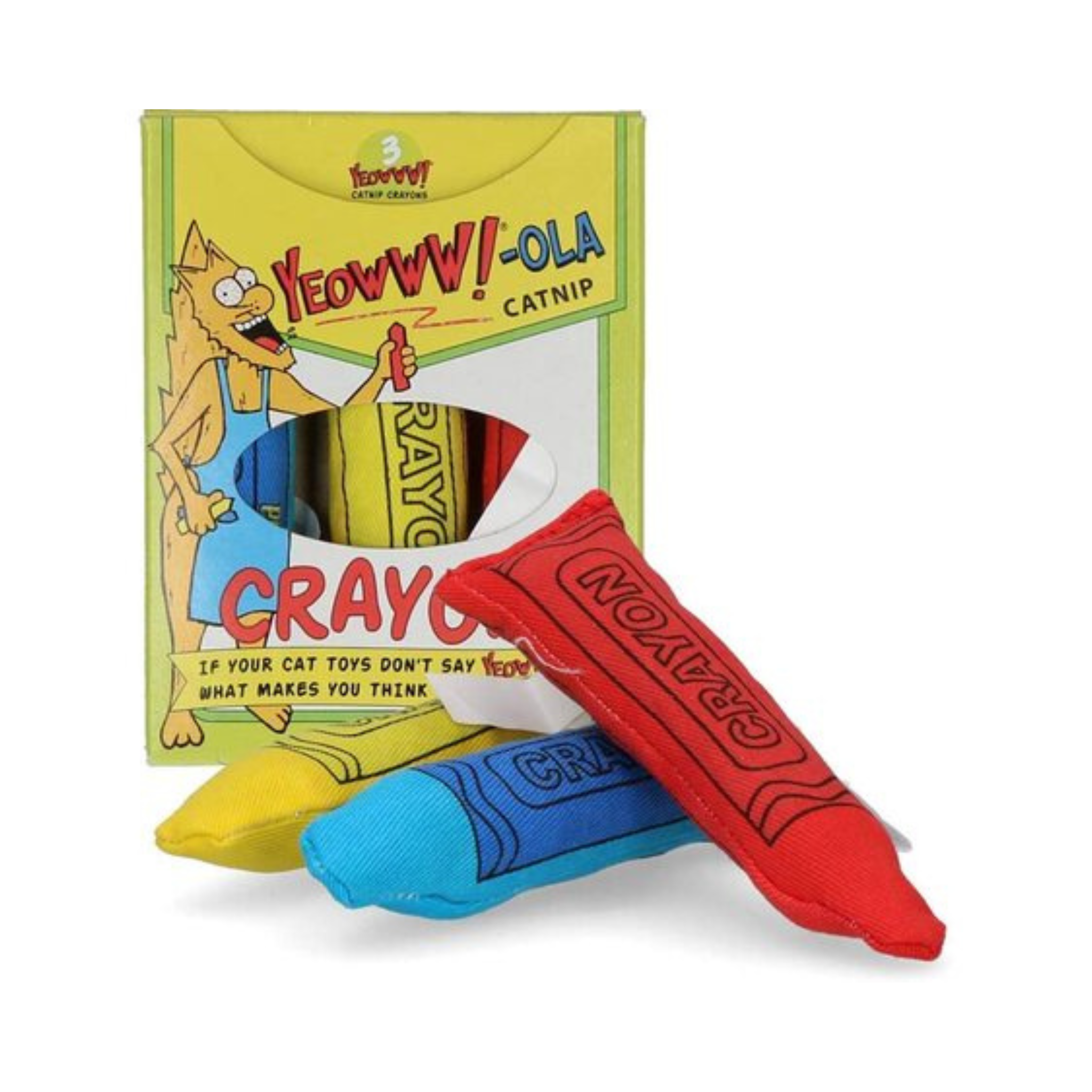 Yeowww Catnip Crayons