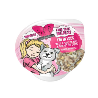 BFF Weruva Shreds I'm In Luck Side Of Rice & Duck Breast In Broth Dog Cup