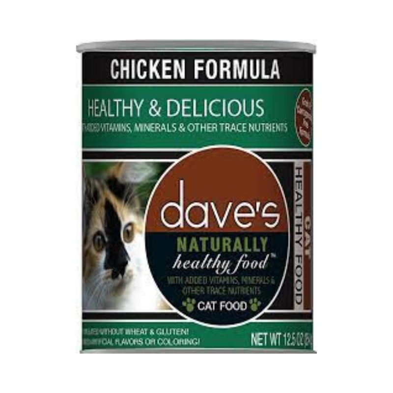 Dave's Naturally Chicken Formula Cat Canned