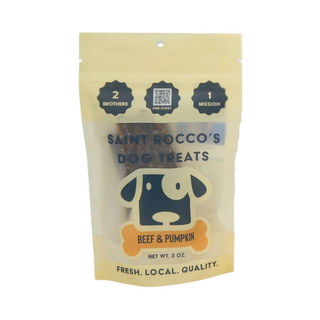 Saint Rocco's Beef & Pumpkin Dog Treats
