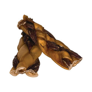 Redbarn Collagen Wrapped Esophagus Braid Dog Treat