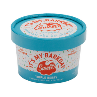 Swell Gelato Dog Treat Frozen It's My Barkday Triple Berry