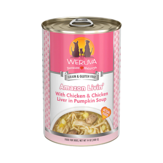 Weruva Amazon Chicken & Chicken Liver In Pumpkin Soup Dog Canned