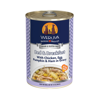 Weruva Bed & Breakfast Chicken, Egg, Pumpkin & Ham Dog Canned