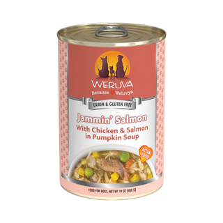 Weruva Jammin' Salmon Chicken & Salmon In Pumpkin Soup Dog Canned