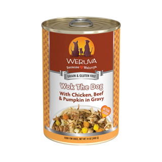 Weruva Wok The Dog Chicken, Beef & Pumpkin Dog Canned