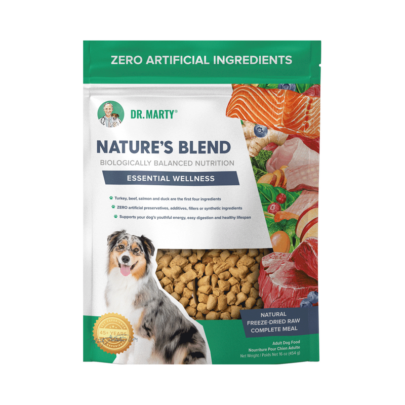 Dr. Marty's Nature's Blend Essential Wellness Freeze Dried Dog Food