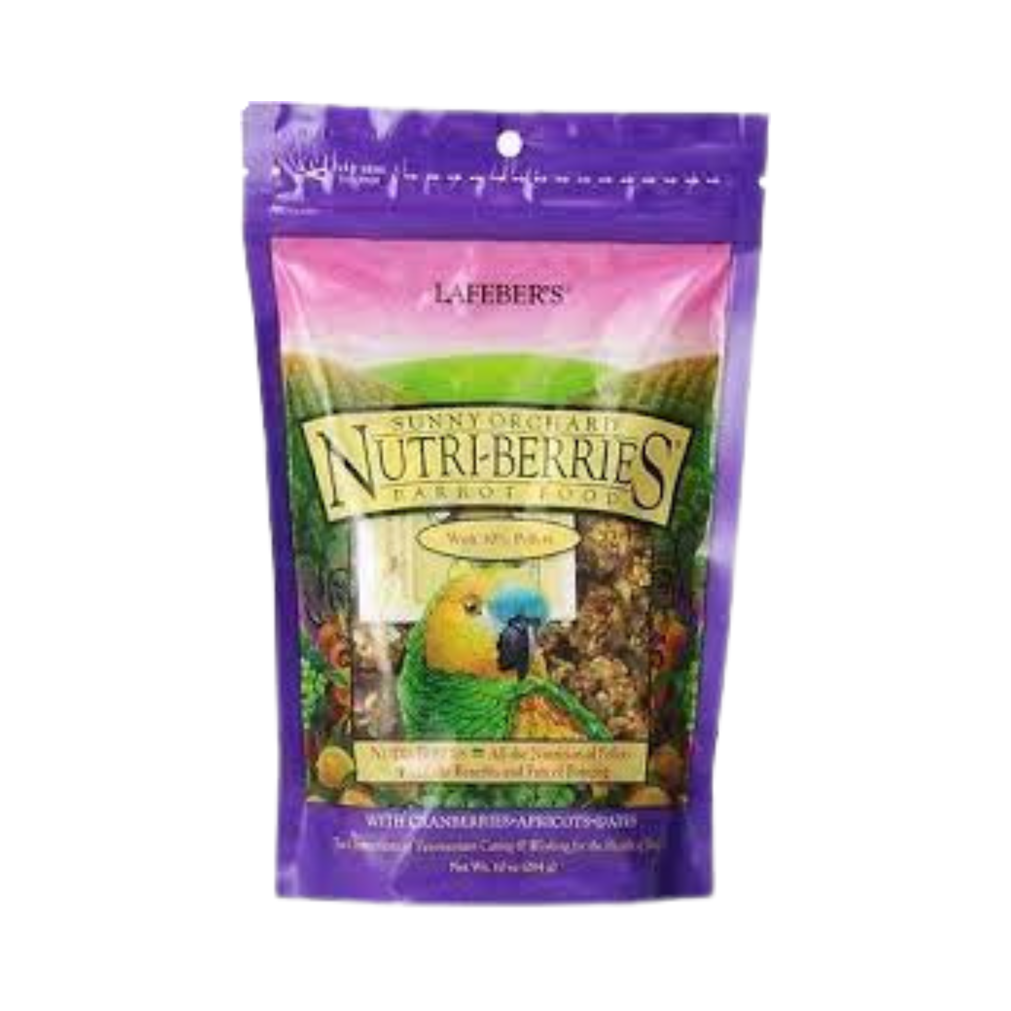 Nutri-Berries Sunny Orchard Parrot Food With Cranberries Apricots & Dates