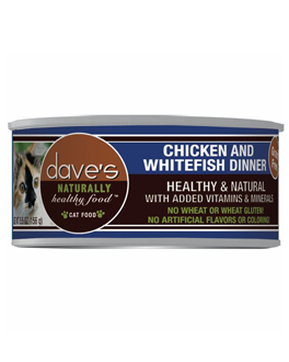 Dave's Chicken & Whitefish Dinner Cat Canned