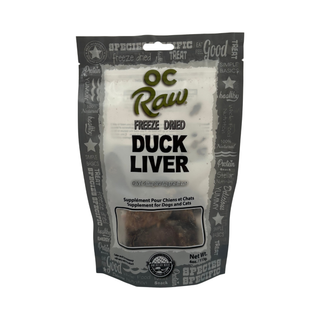 OC Raw Duck Liver Freeze Dried Dog Treats