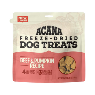 Acana Freeze Dried Beef & Pumpkin Dog Treats