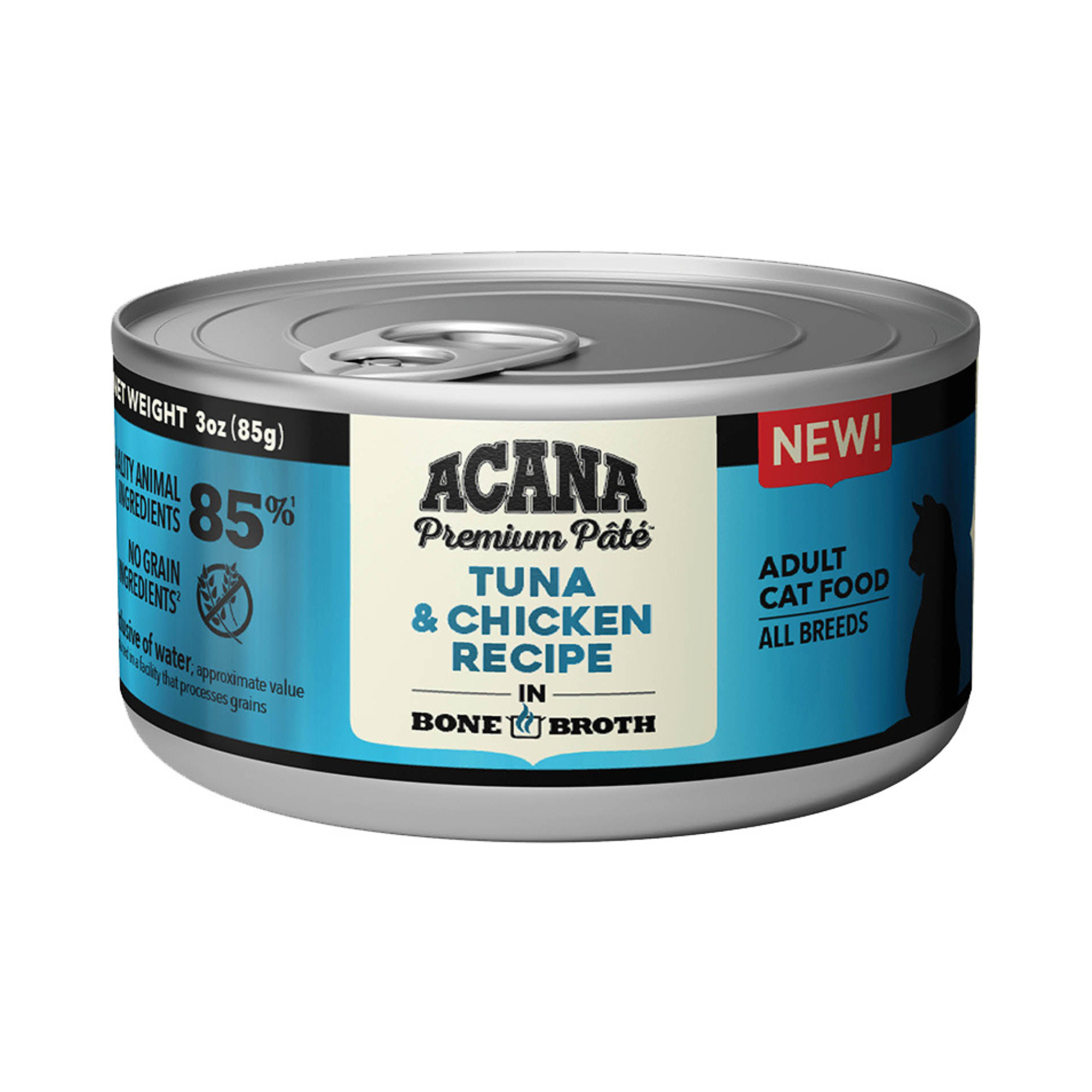 Acana Premium Pâté Chicken & Tuna In Bone Broth Cat Canned