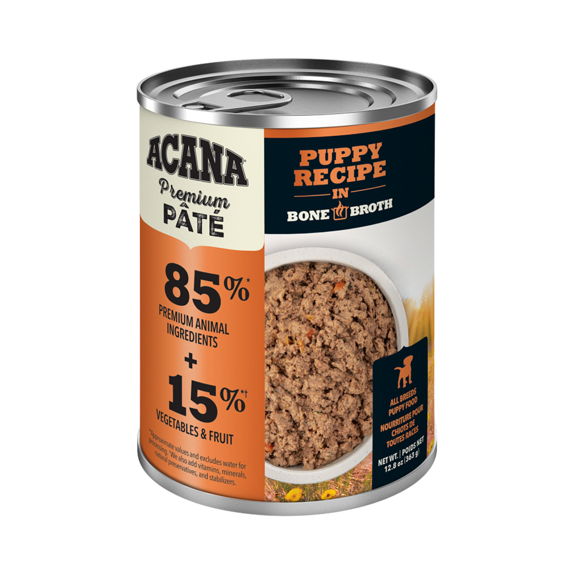 Acana Premium Puppy Pâté In Bone Broth Dog Canned