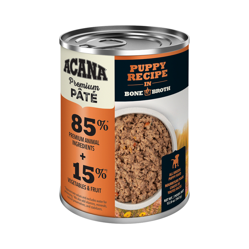 Acana Premium Puppy Pâté In Bone Broth Dog Canned