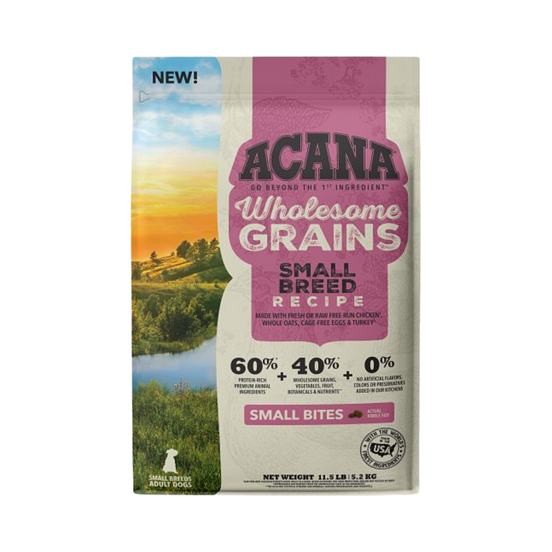 Acana Wholesome Grain Small Breed Dry Dog Food
