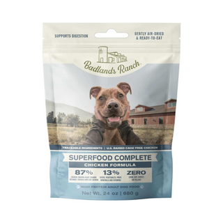 Badlands Ranch Superfood Complete Raw Coated Morsels Chicken Dog