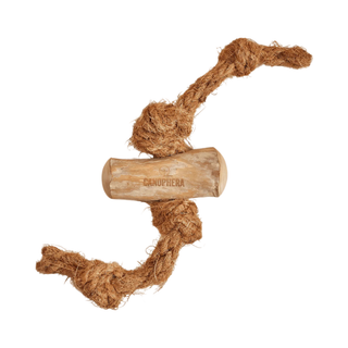 Canophera Coffee+Coco Chews Wood Rope Dog Toy