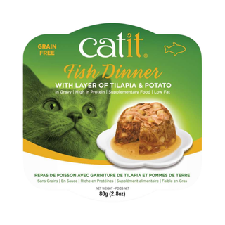 Catit Fish Dinner with Tilapia & Potato Wet Cat Food