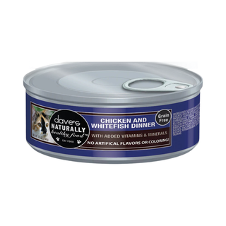 Dave's Chicken & Whitefish Dinner Cat Canned