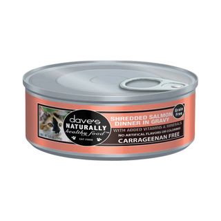 Dave's Grain Free Shredded Salmon Wet Cat Canned
