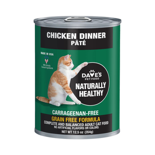 Dave's Naturally Chicken Formula Cat Canned