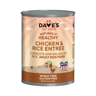 Dave's Naturally Healthy Chicken and Rice Dog Canned