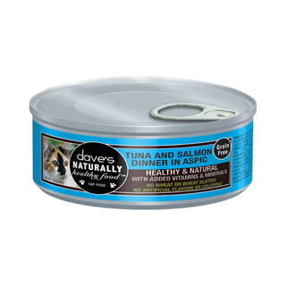 Dave's Tuna & Salmon Dinner in Aspic Cat Canned