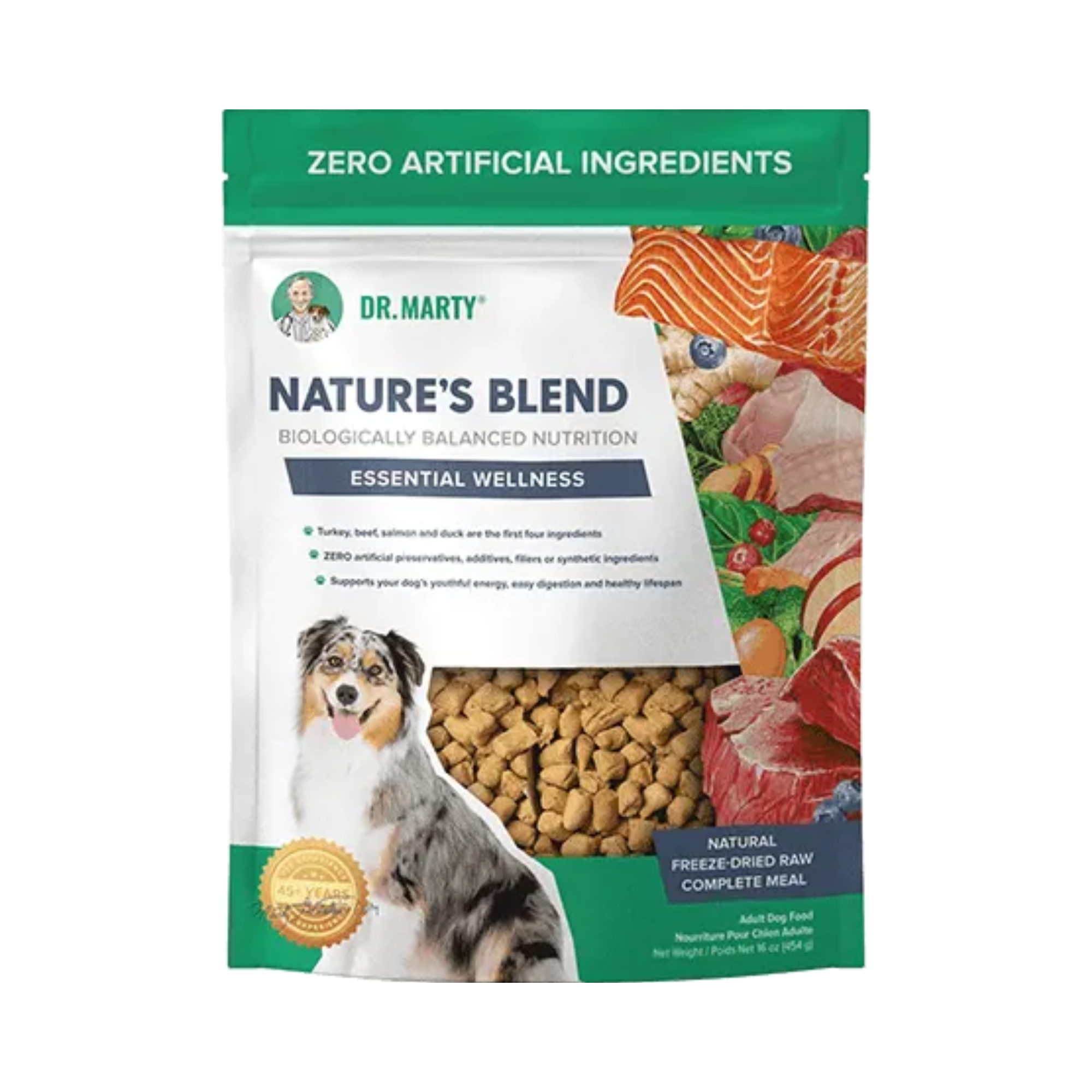 Dr. Marty's Nature's Blend Premium Freeze Dried Raw Beef & Venison