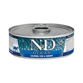 Farmina Grain Free Salmon, Cod & Shrimp Stew Cat Canned