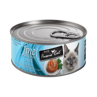 Fussie Cat Can Fine Dining Pate Tuna Veg