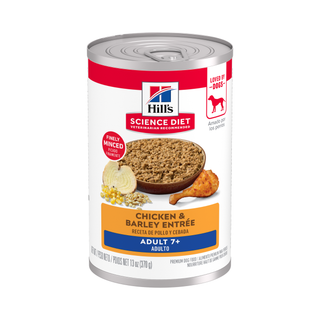 Hill's Science Diet Chicken & Barley Adult 7+ Dog Canned