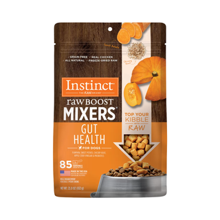 Instinct Raw Boost Mixers Gut Health Freeze Dried Dog Food