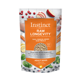 Instinct Raw Longevity 100% Freeze Dried Raw Chicken Senior Dog