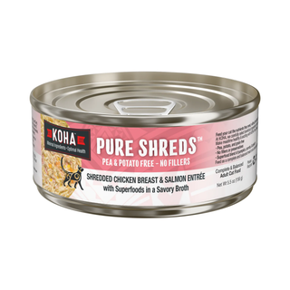 Koha Pure Shreds Chicken & Salmon Wet Cat Food