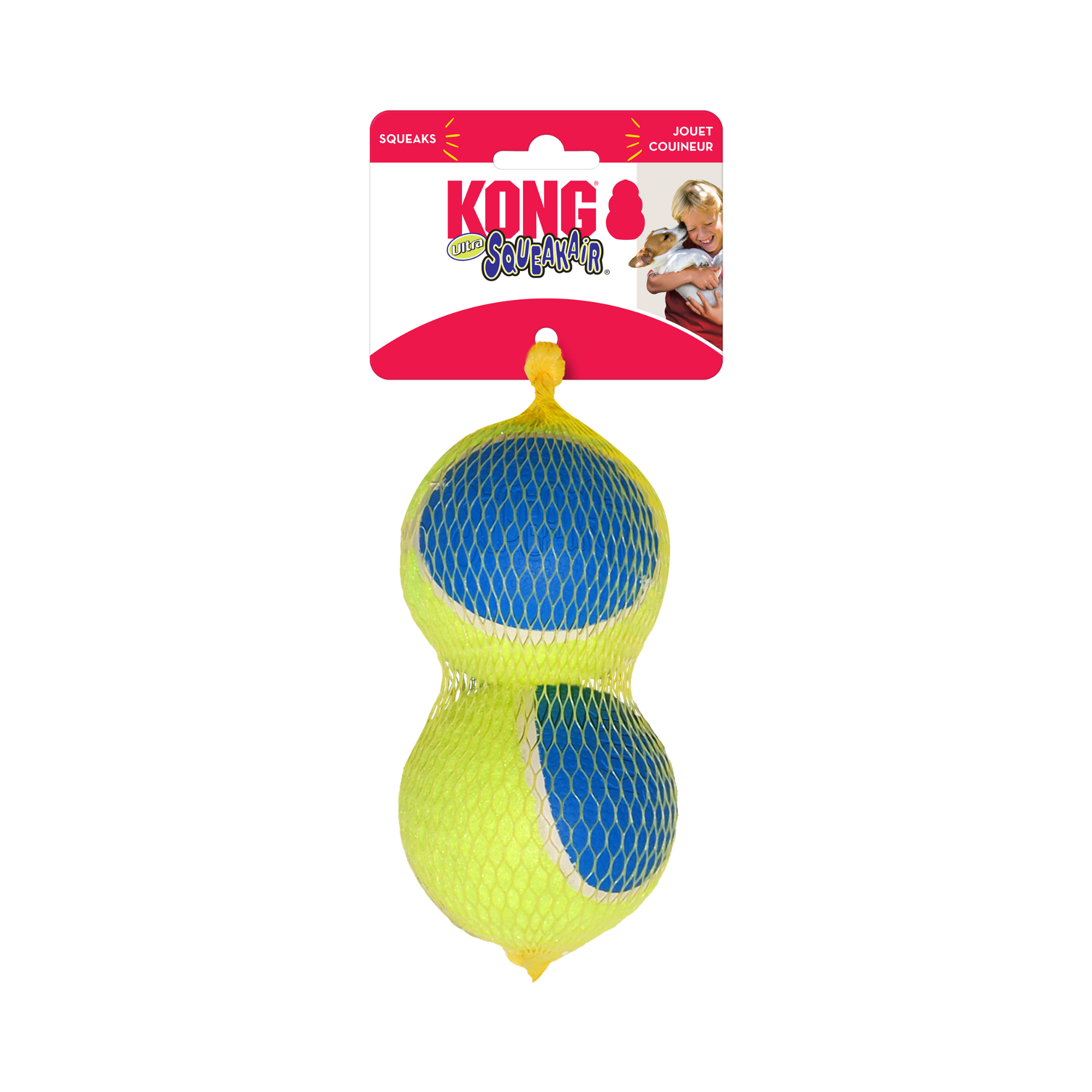 Kong SqueakAir 2 Pk Large