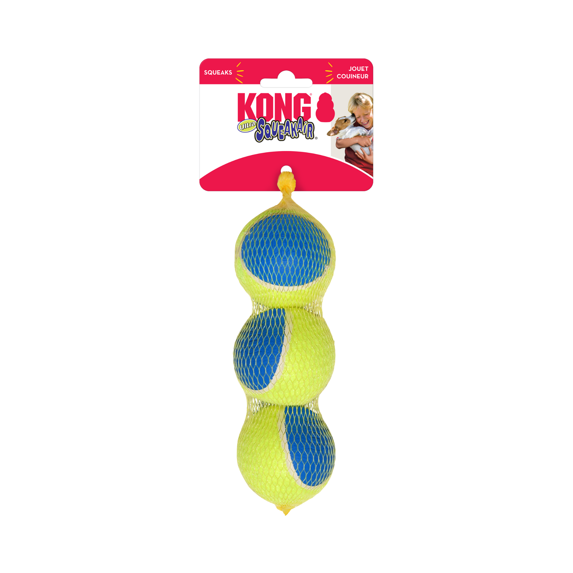 Kong SqueakAir 3 Pk