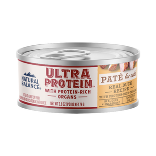 Natural Balance Ultra Protein Pate Real Duck Recipe Wet Cat Food