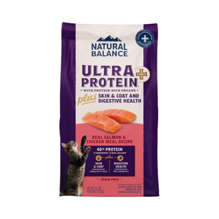 Natural Balance Ultra Protein Plus Salmon & Chicken Meal Recipe Skin, Coat and Digestive Health Dry Cat Food