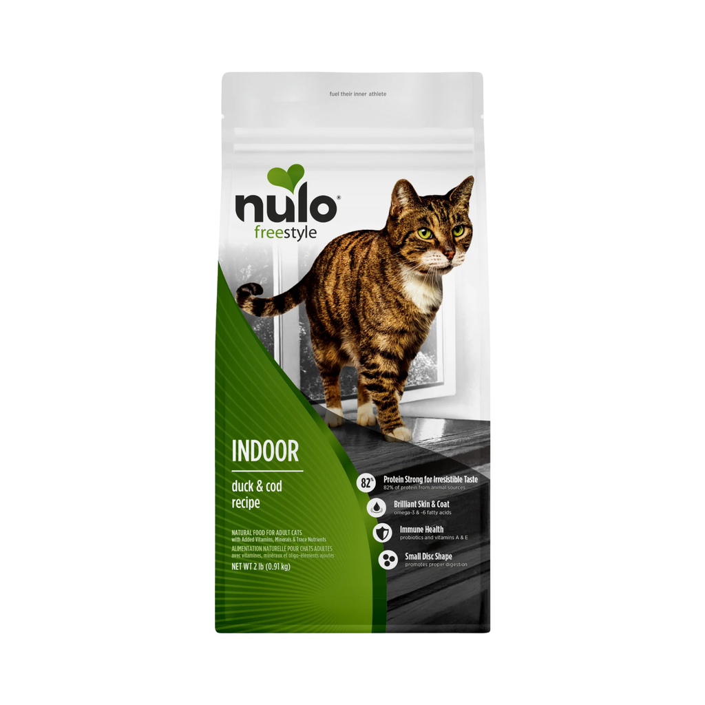 Nulo Freestyle Cat Indoor Grain Free Duck & Cod Dry Cat Food ...