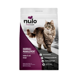 Nulo Freestyle Hairball Management Grain Free Turkey & Cod Dry Cat Food