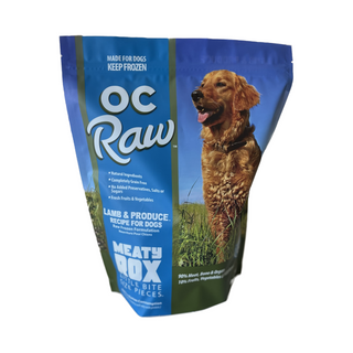 OC Raw Dog Frozen Lamb & Produce Meaty Rox